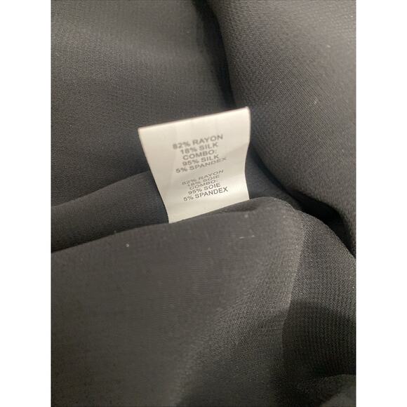 Ramy Brook Paige Velvet Dress Black Mini Velour Sleeveless Mock Neck Tie… - Picture 8 of 10